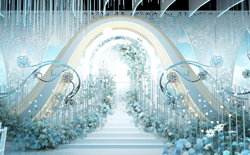 柯城釡香烙馍村水晶厅效果展示